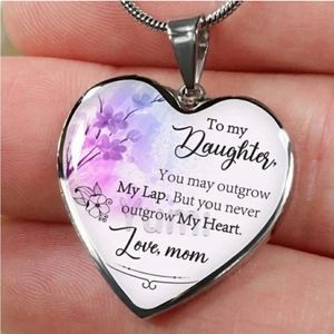 New Heart Daughter Pendant with Free 18" Chain!